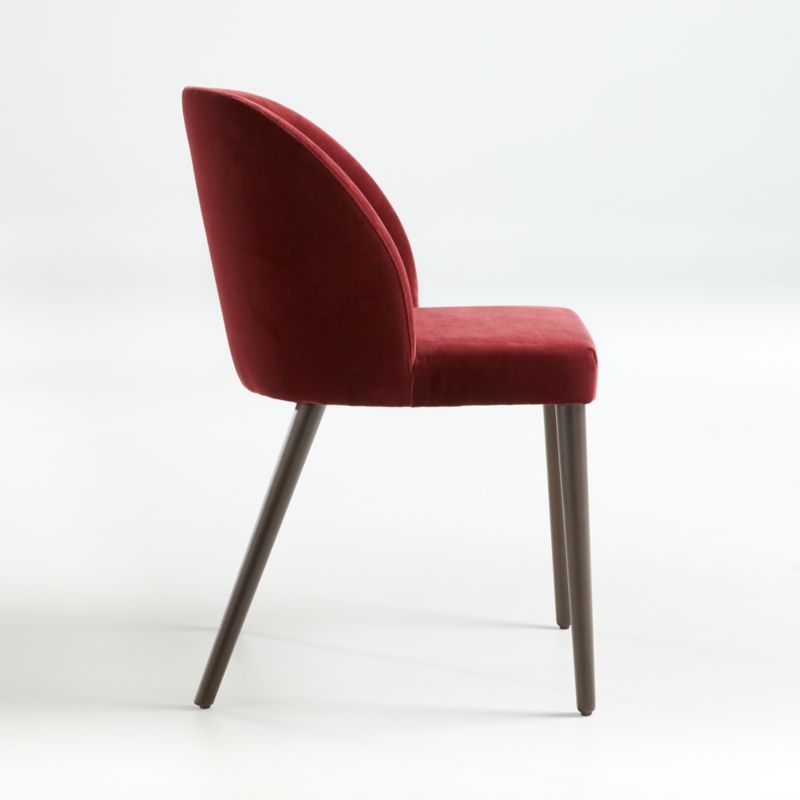Camille Syrah Velvet Dining Chair - Image 5
