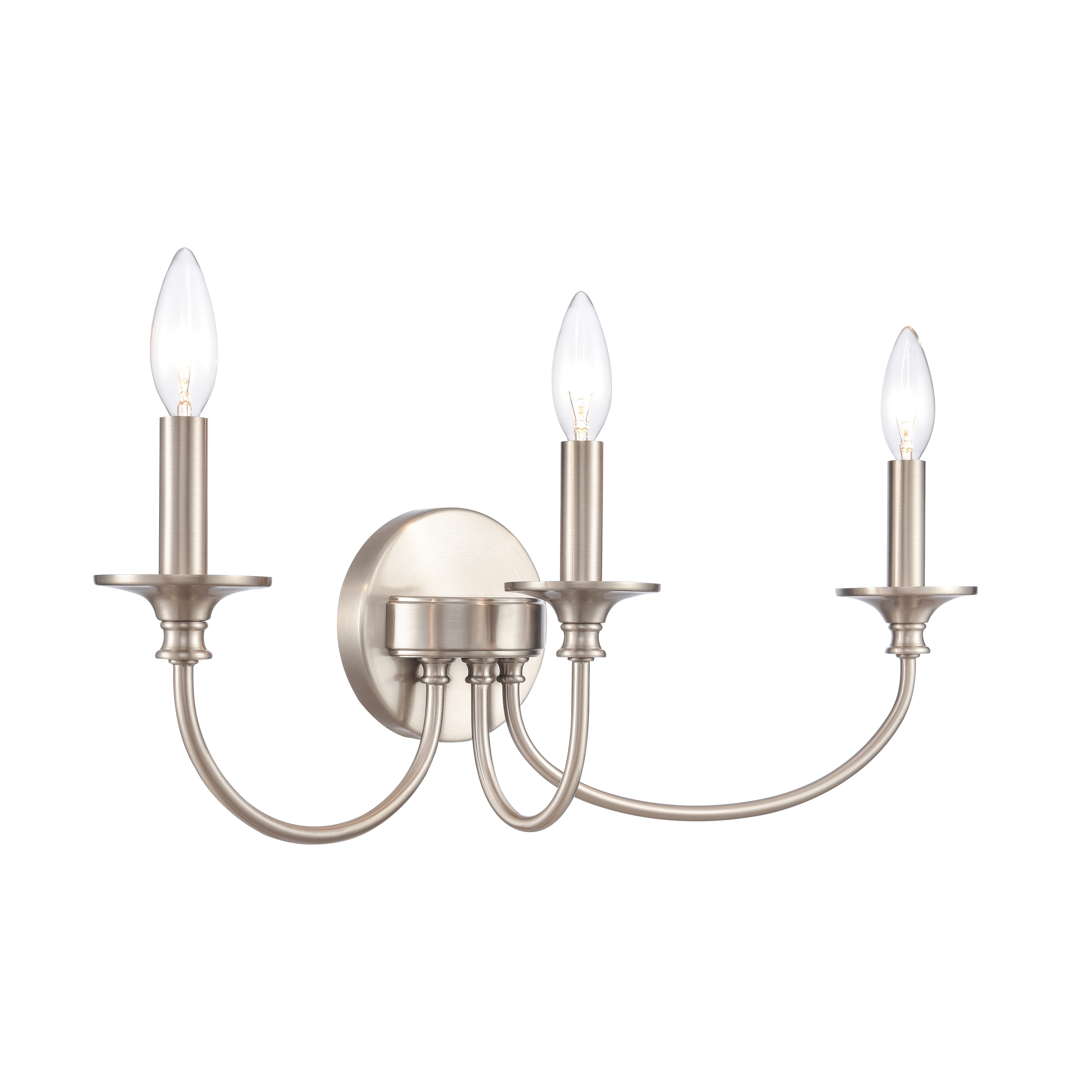 Cecil 22'' Wide 3-Light Vanity Light - Brushed Nickel - Image 2