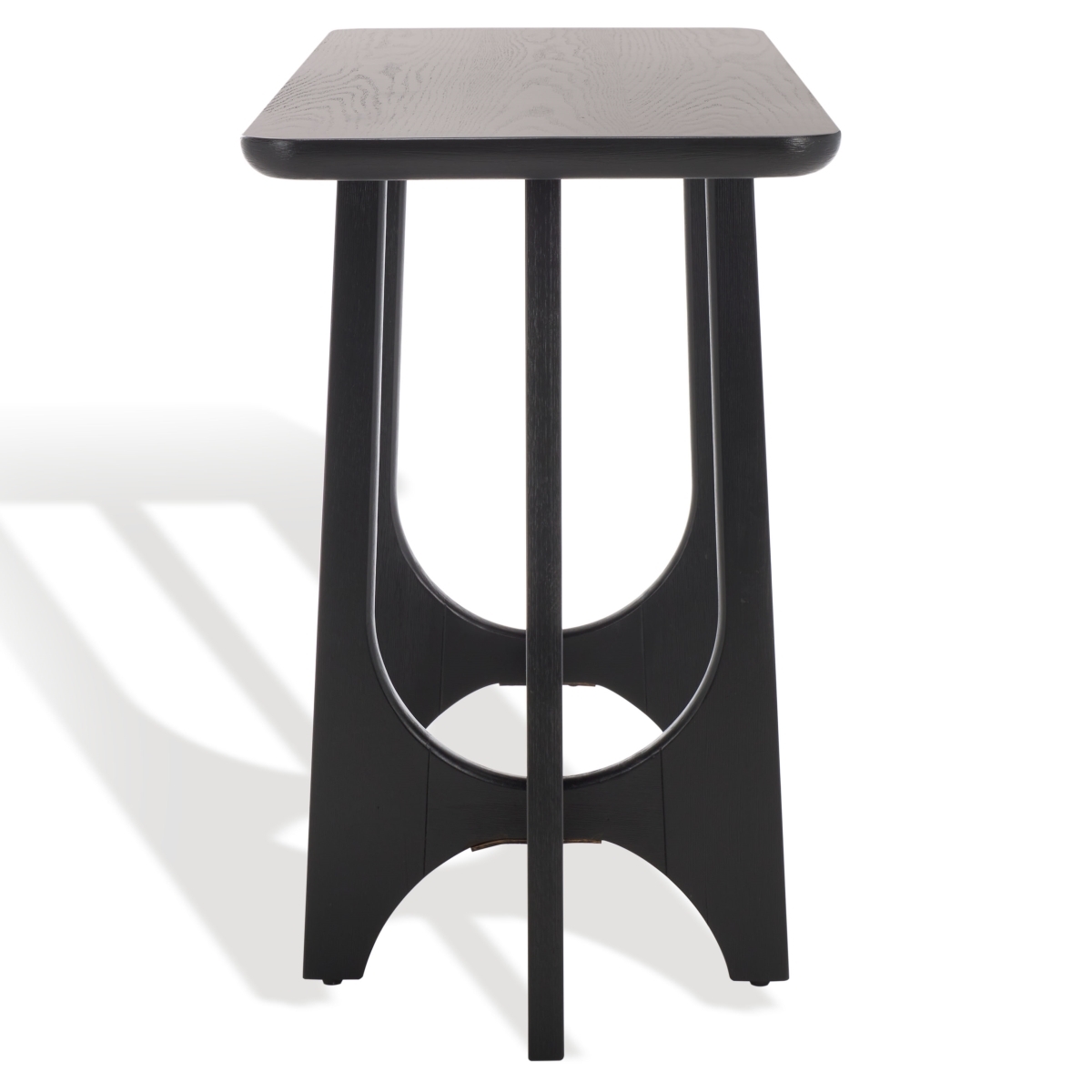Sasha Wood Console Table - Black - Image 4