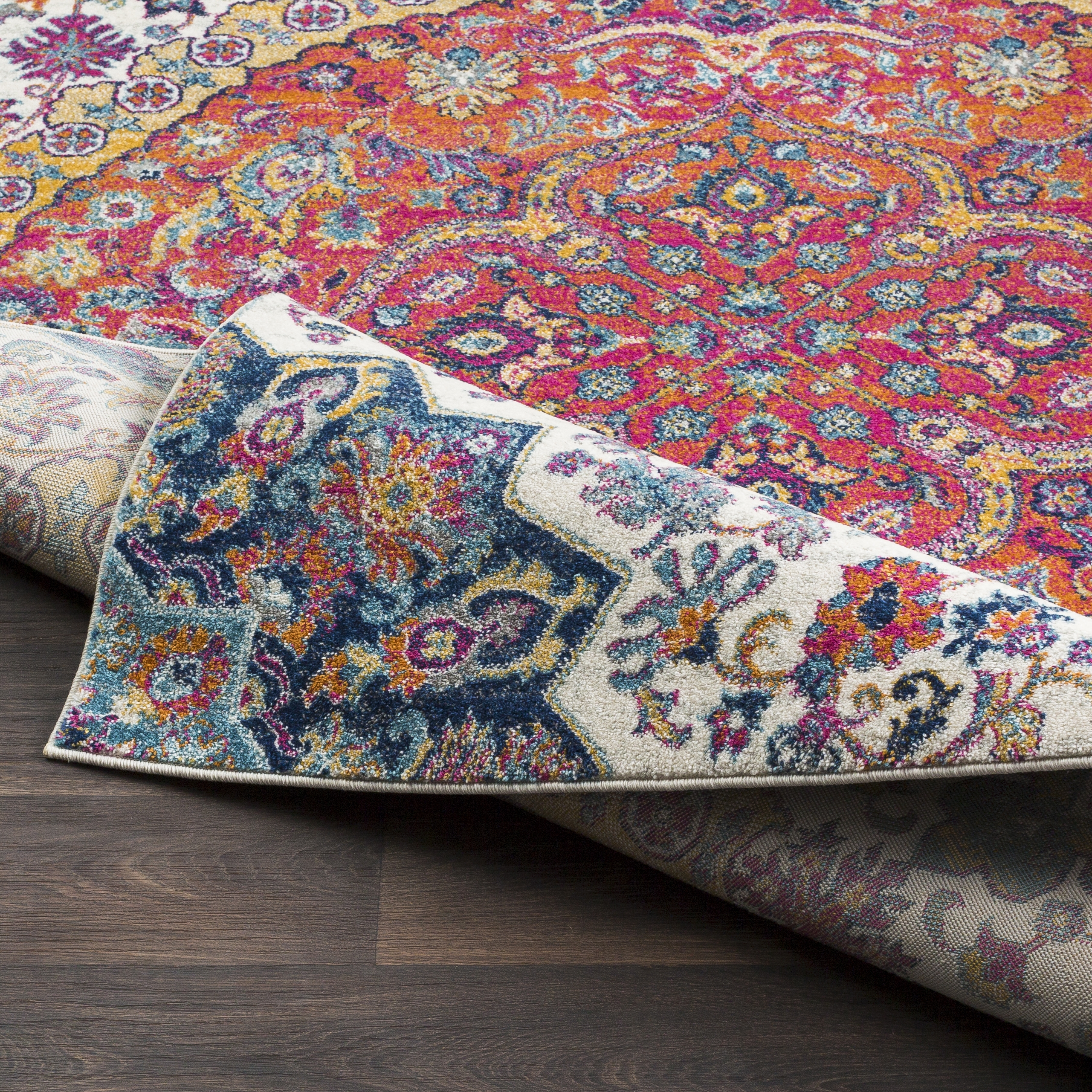 Harput Beige Indoor 2' x 2'11" Machine Woven Rug - Image 4