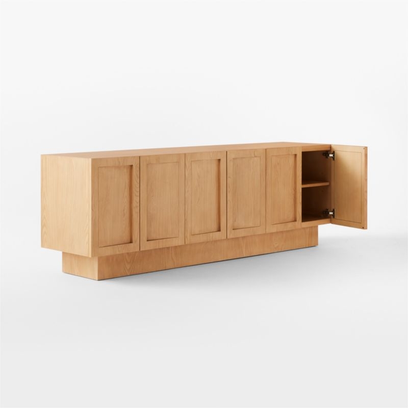 Shutter 84" Ash Wood Media Console - Image 4