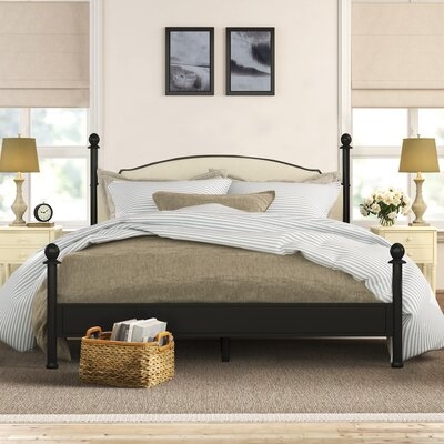Martine Upholstered Four Poster Bed - Image 0