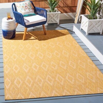 Courtyard 8522 Area Rug In Gold - Image 0