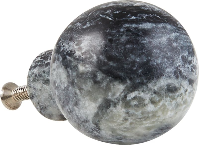 Black and White Marble Ball Knob - Image 4