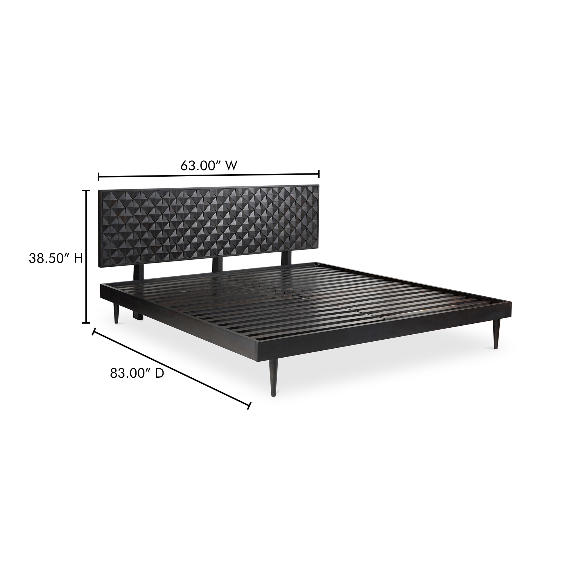 Pablo Queen Bed Black - Image 12