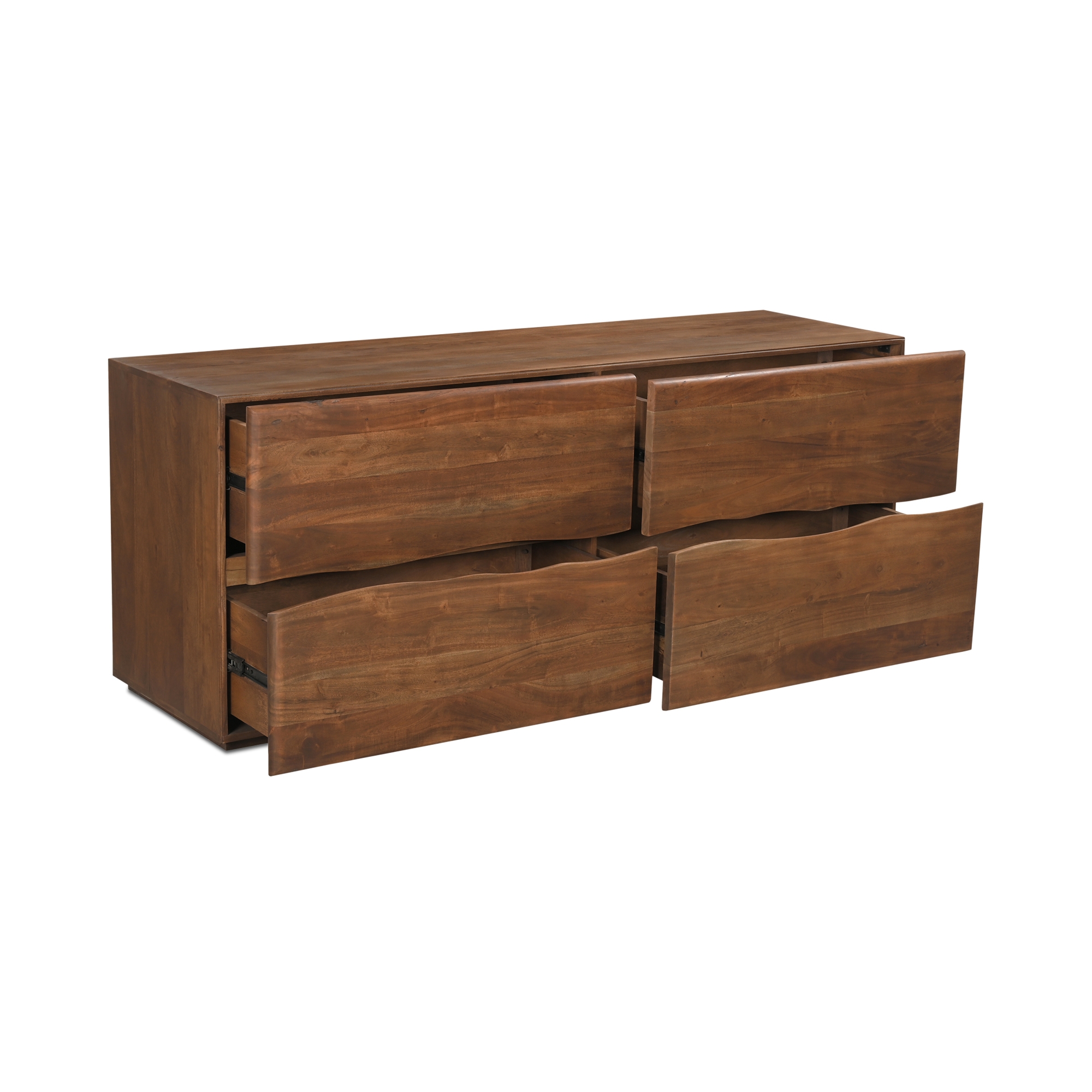 Watson 4 Drawer Dresser Brown - Image 4