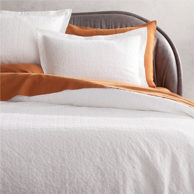 Naoki Lace White Full/Queen Duvet Cover RESTOCK Late April 2021 - Image 0