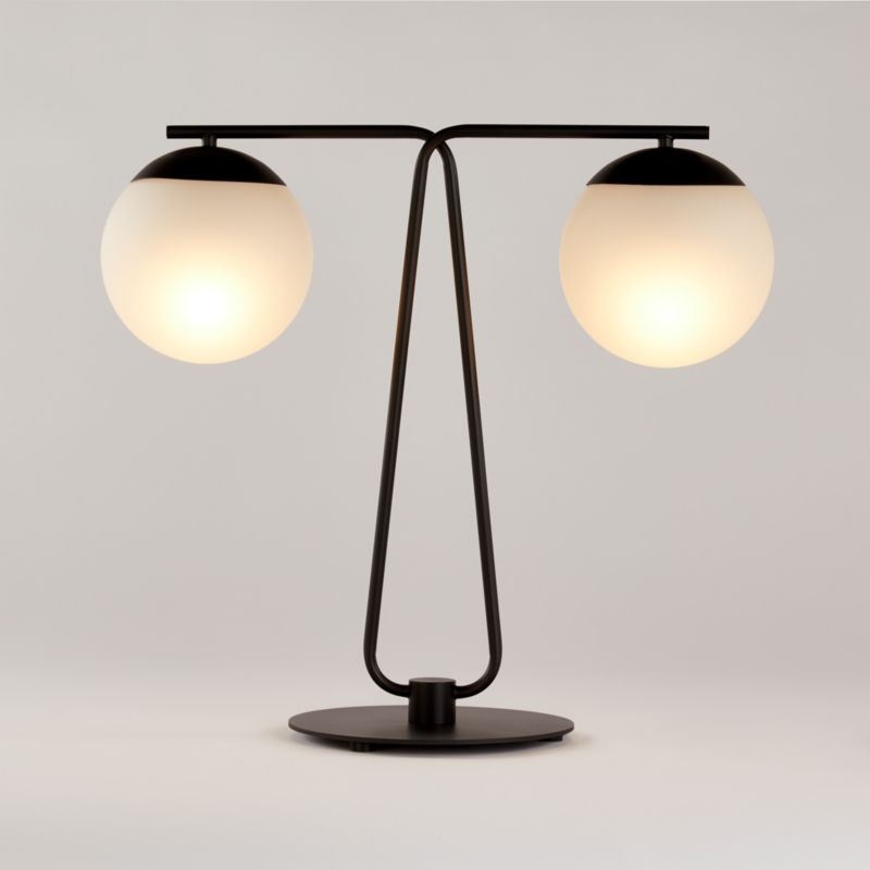 Lynby Double Globe Table Lamp - Image 2