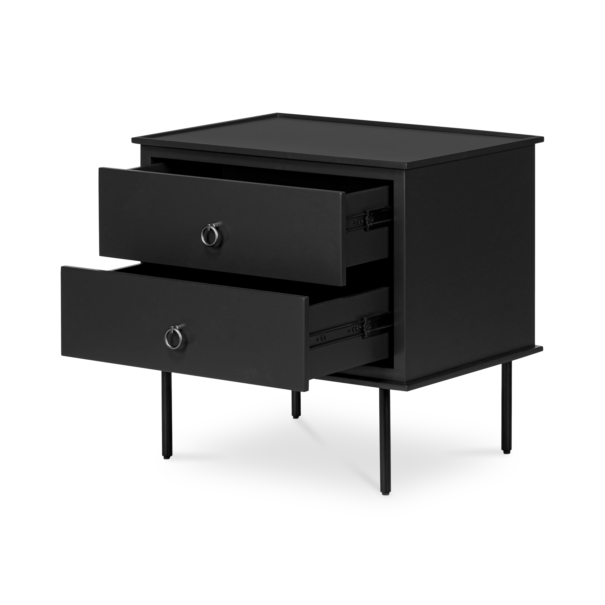 Reagan Nightstand Black - Image 4