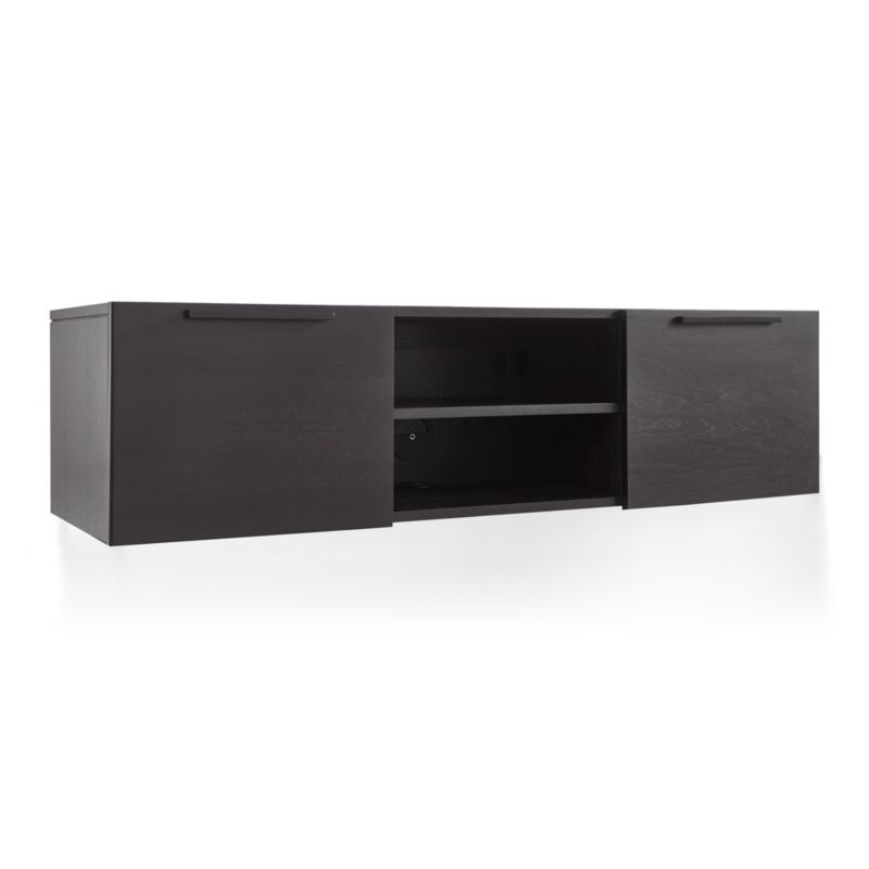 Rigby 55" Small Floating Wenge Media Console - Image 2