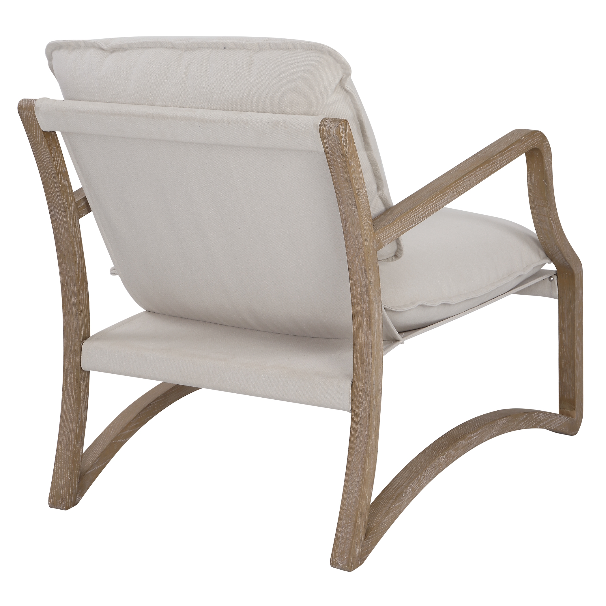 Melora Solid Oak Accent Chair - Image 5