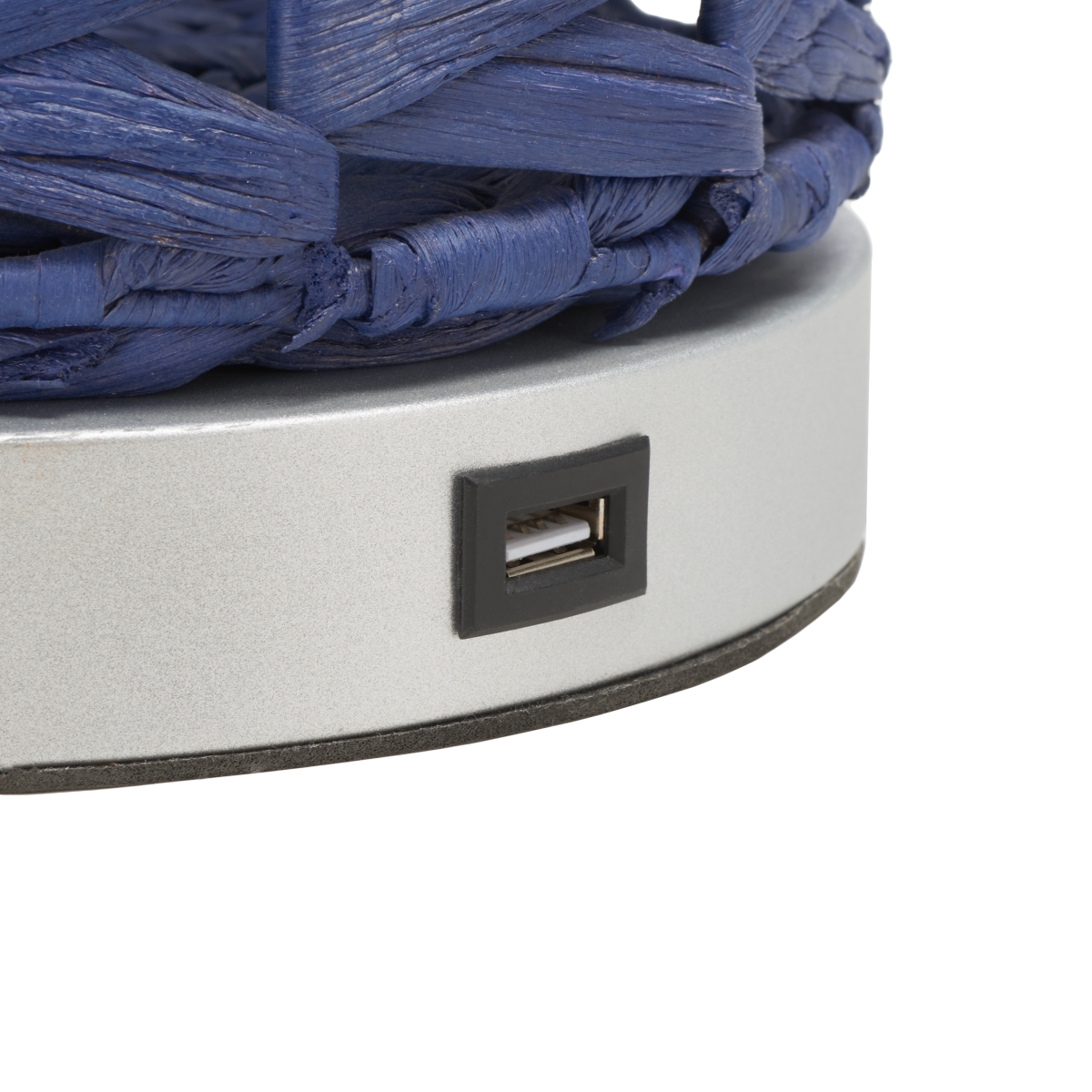 Kirin 15" Table Lamp W/ Usb - Blue - Safavieh - Image 0