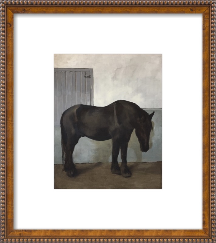 Black horse by Philine van der Vegte for Artfully Walls - Image 0