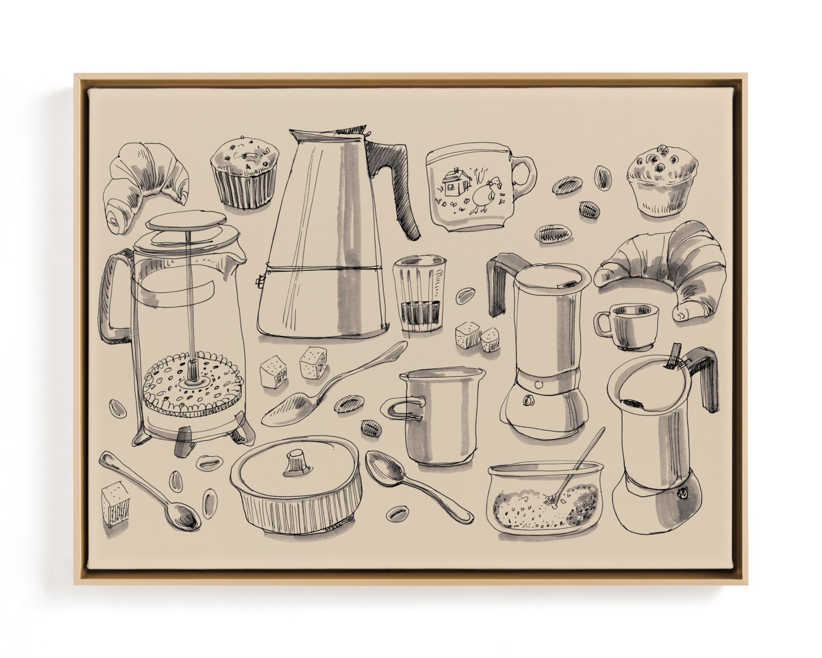 Breakfast With Coffee Limited Edition Fine Art Print 2 - Image 0