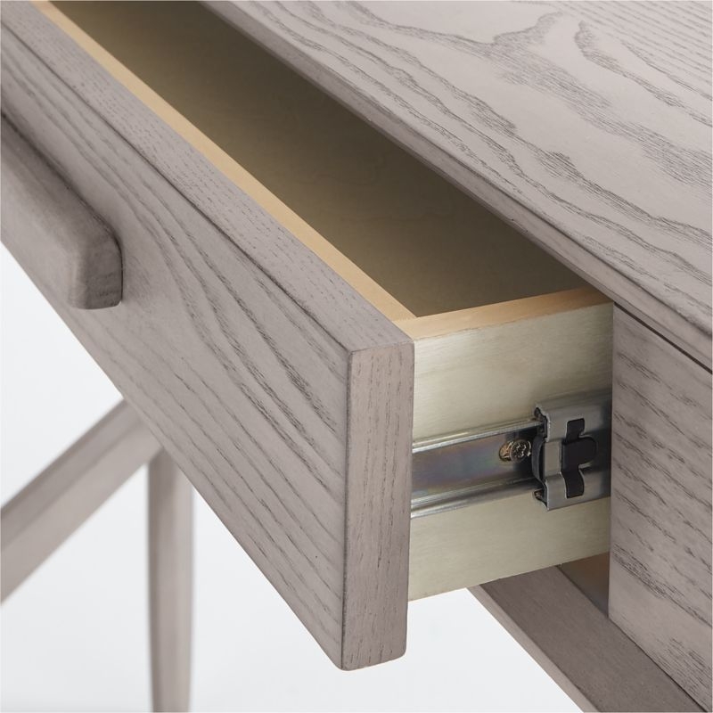 Tate Stone Corner Desk with Outlet - Image 5