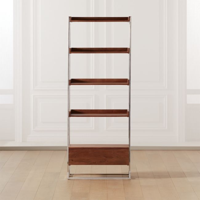 Brace Natural Wood Bookcase - Image 0