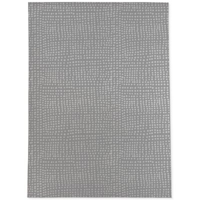 DOTS ABSTRACT GREY Outdoor Rug By Ebern Designs - Image 0
