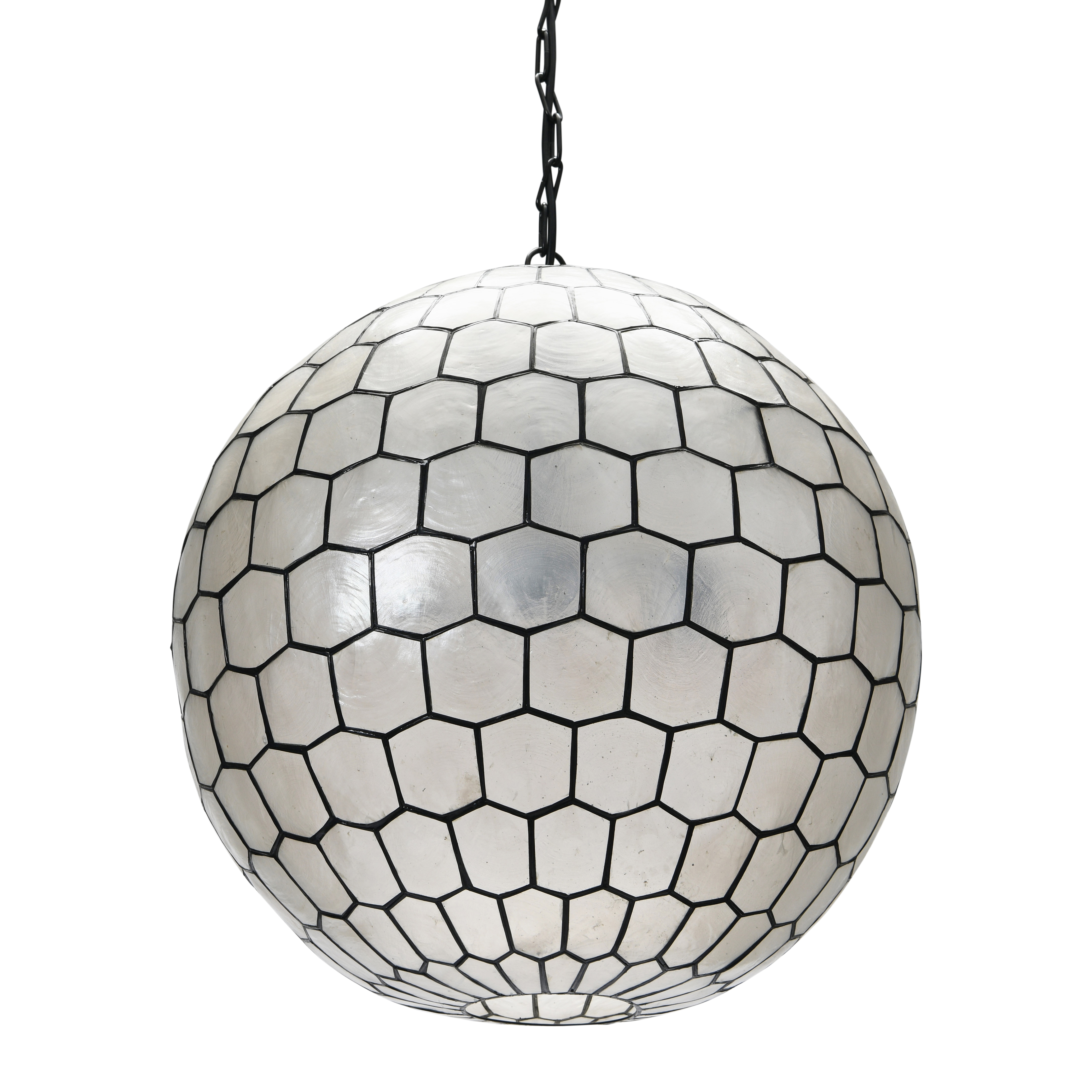 Capiz Honeycomb Ceiling Light - Image 0