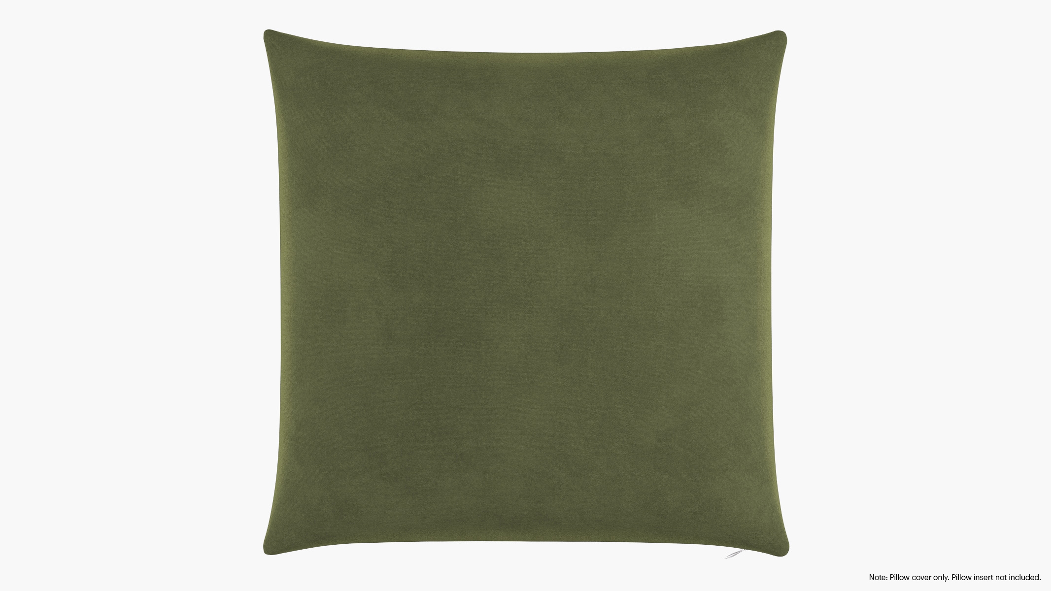 Throw Pillow Cover 26", Zucchini Luxe Velvet, 26" x 26" - Image 0