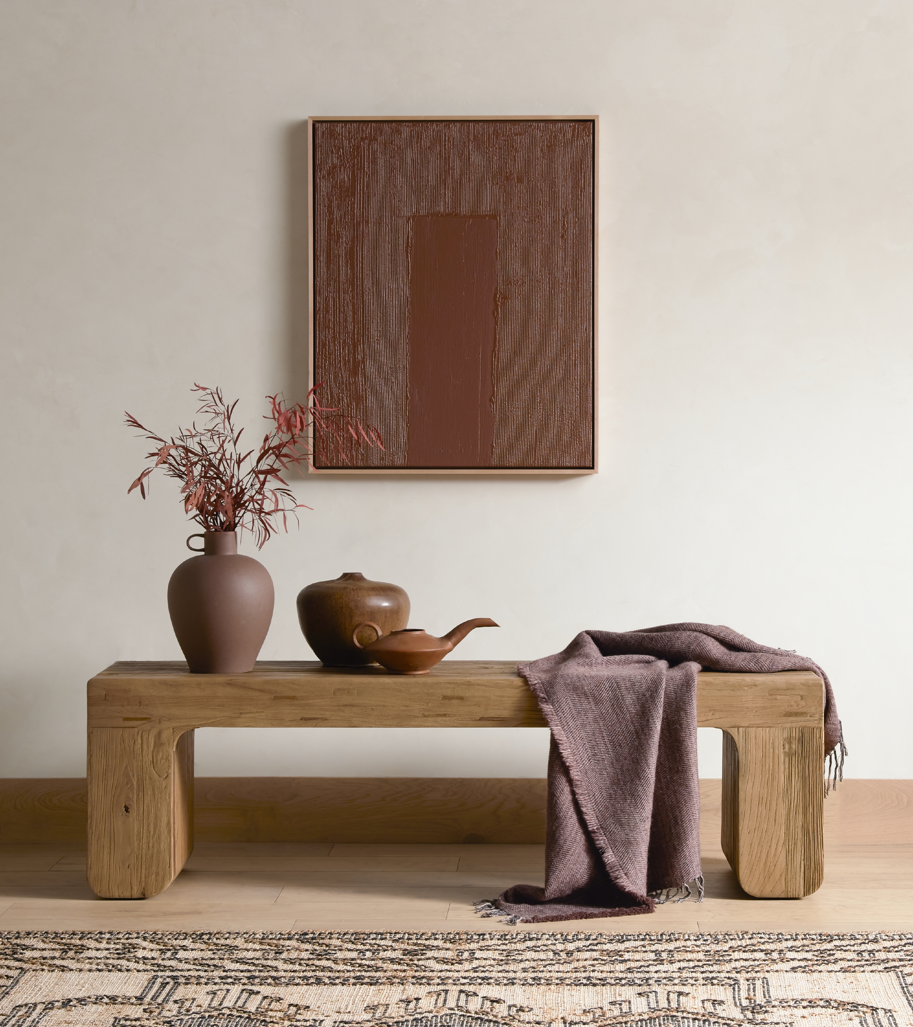 Merrick Accent Bench - Natural Elm - Image 12