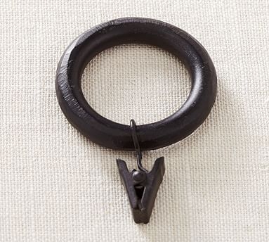 PB Essential Curtain Clip Ring, Single, Small, Cast Iron - Image 0