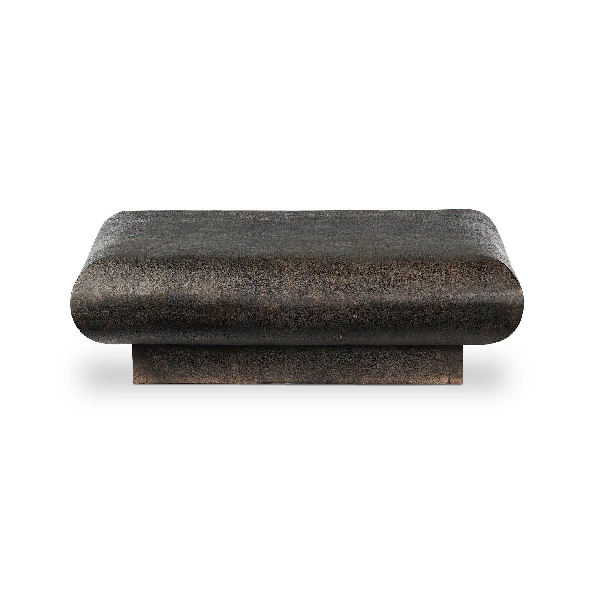 Ambra Outdoor Coffee Table - Distressed Bronze - Image 0