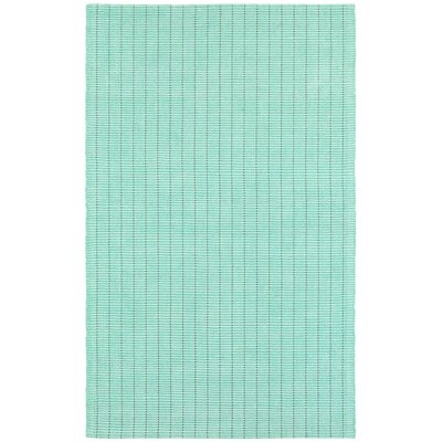 Rudel Hand Woven Cotton Mint Green Area Rug - Image 0