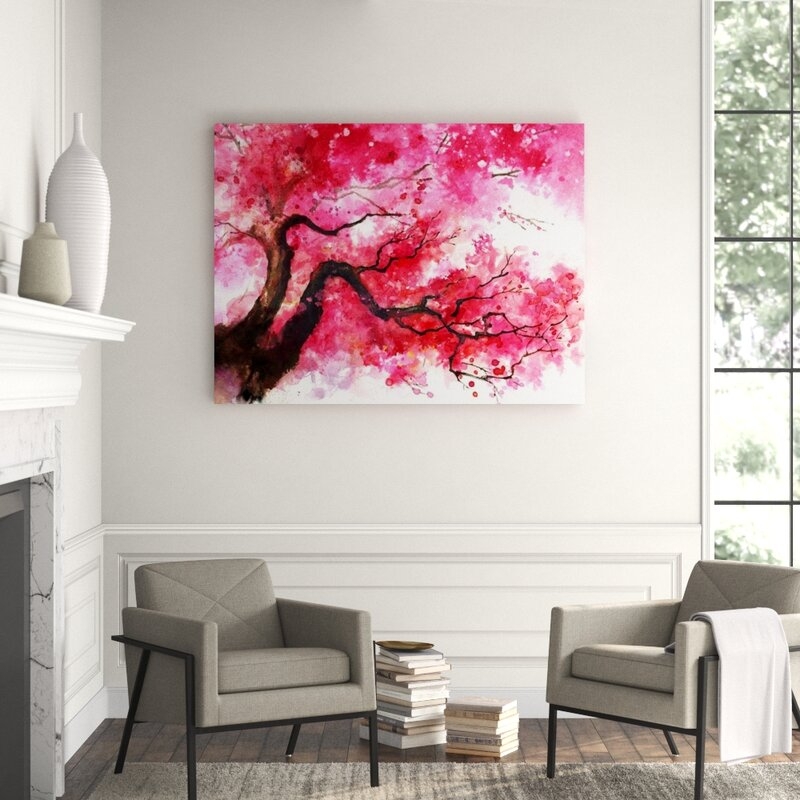 Chelsea Art Studio Cherry Blossom Tree by Emma Brooks - Painting - Image 0