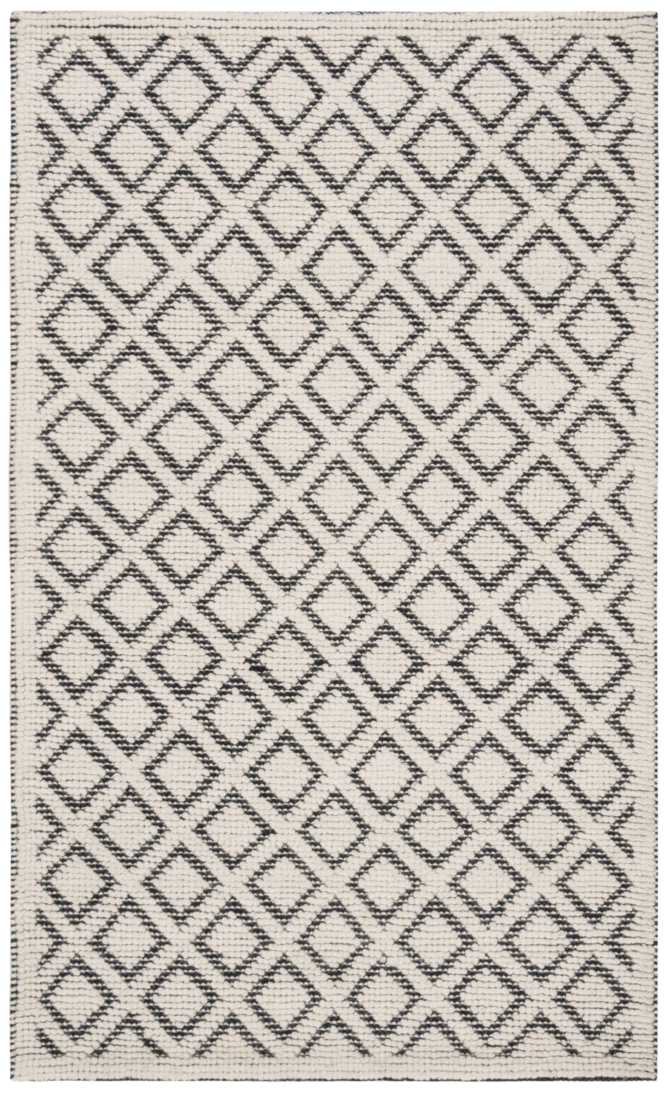 Arlo Home Hand Woven Area Rug, VRM304Z, Ivory/Black,  3' X 5' - Image 0
