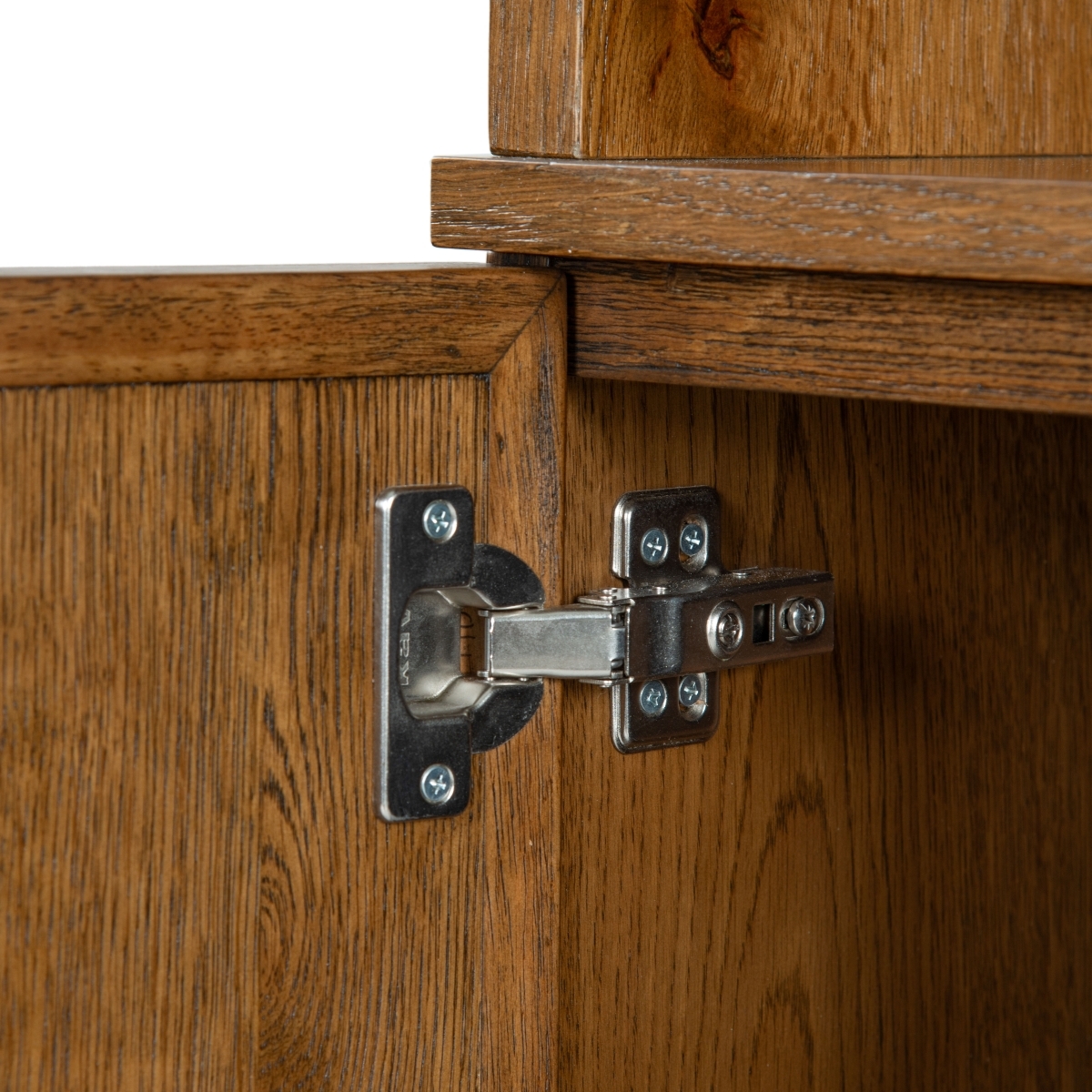 Zeus 4 Shelf Wood Bookcase - Medium Oak - Image 5