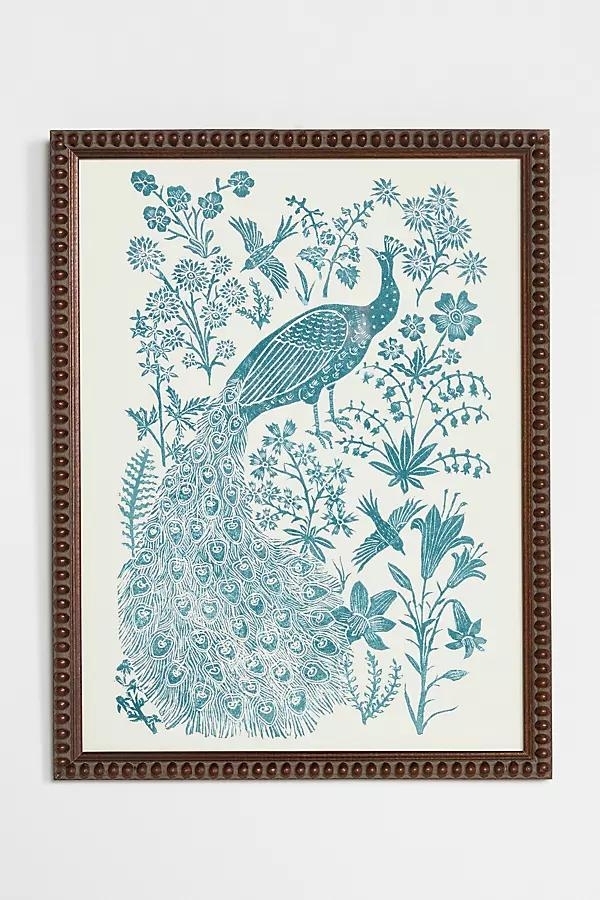 Peacock Garden Wall Art - Image 0