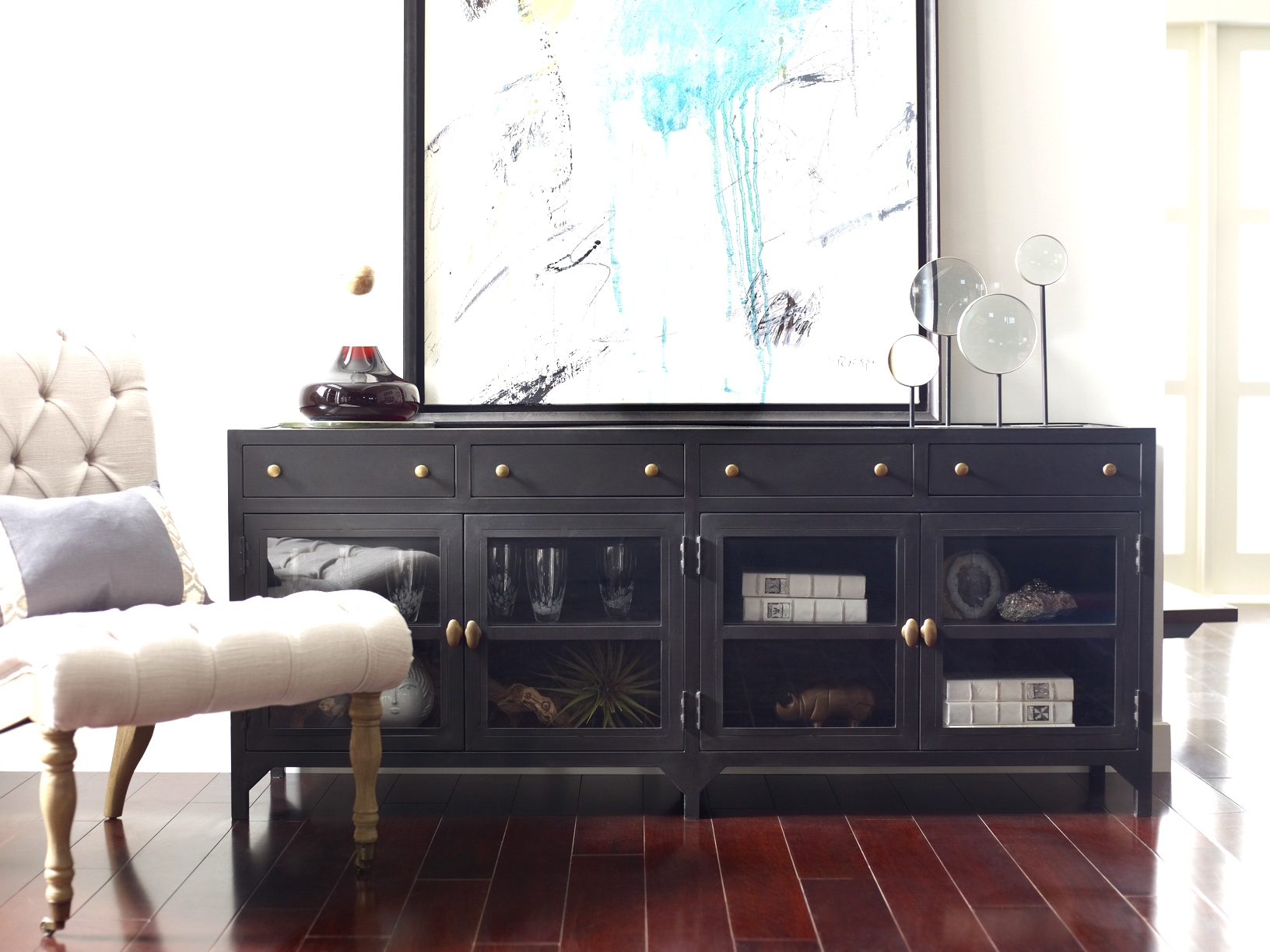 Shadow Box Media Console - Image 7