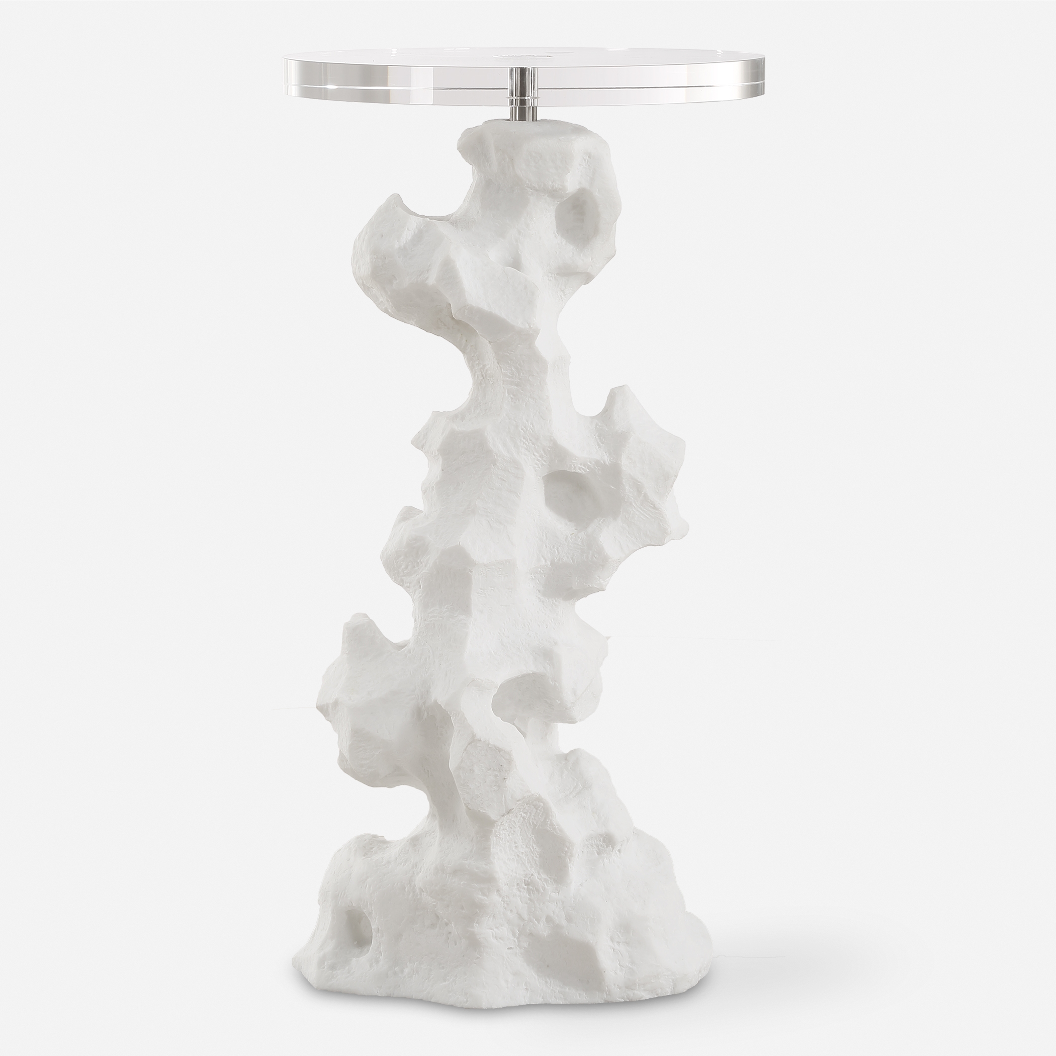 Remnant White Stone Drink Table - Image 0