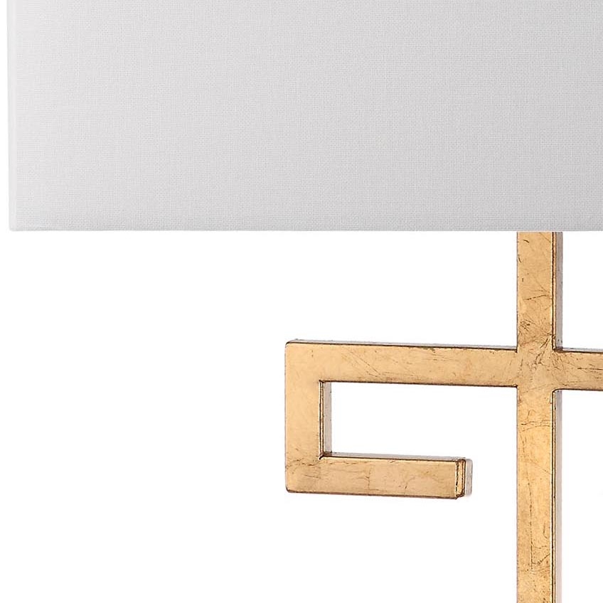 Greek Key 25-Inch H Table Lamp - Gold - Safavieh - Image 1