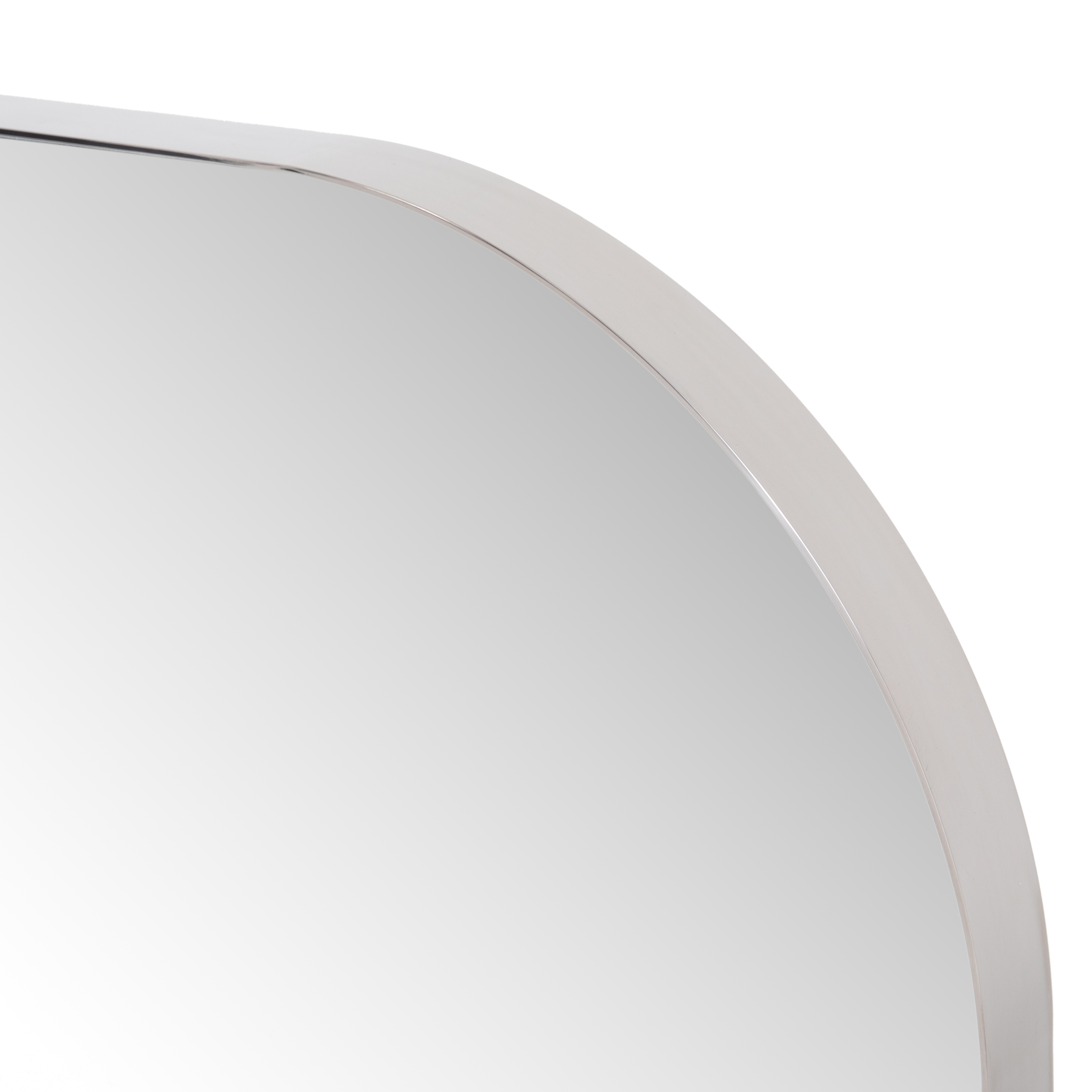 Bellvue Square Mirror-Shiny Steel - Image 1