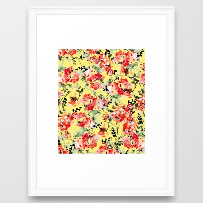Happiness #society6 #decor #buyart Framed Art Print by 83 Oranges Free Spirits - Scoop White - Medium(Gallery) 18" x 24"-20x26 - Image 0