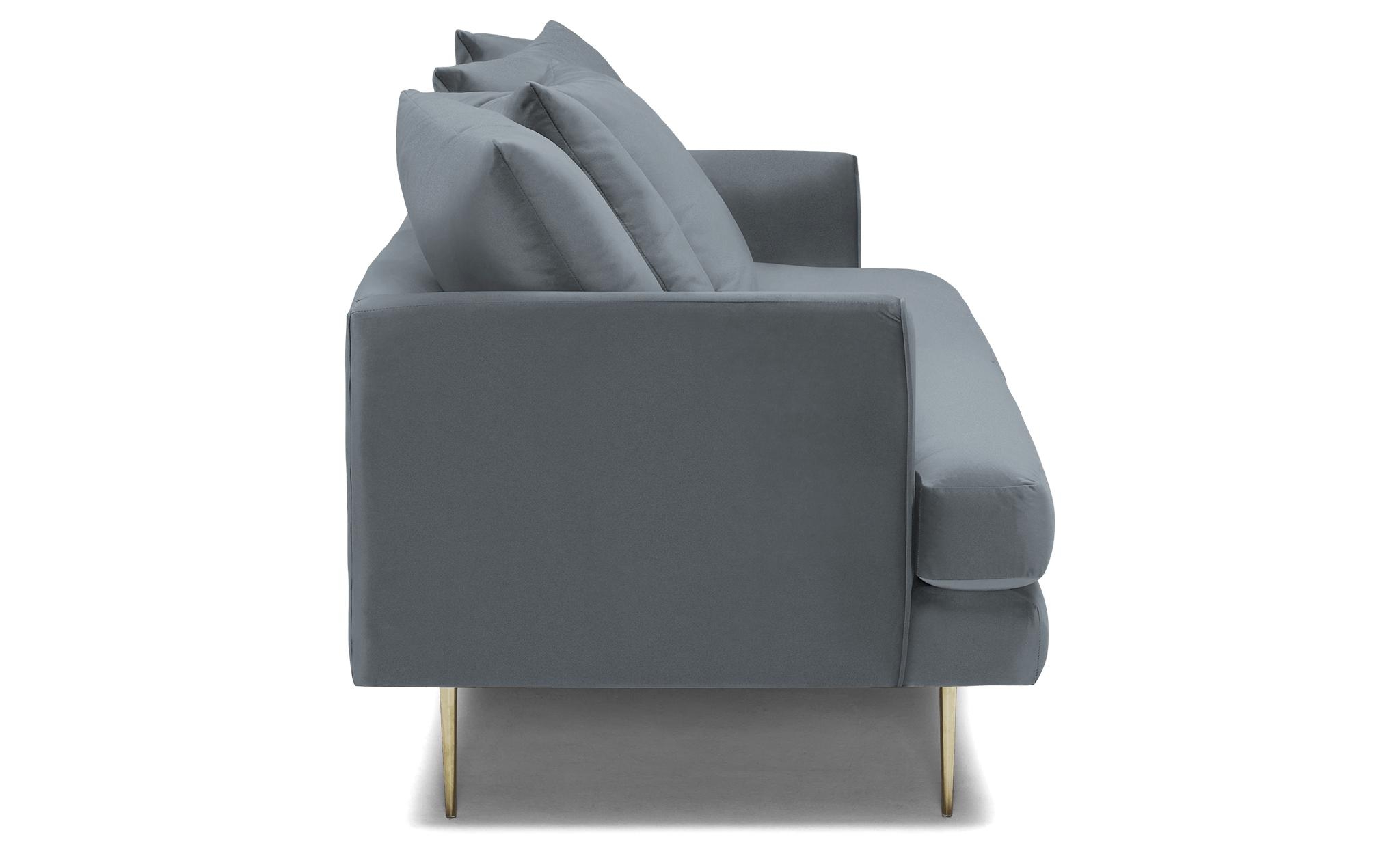 Gray Aime Mid Century Modern Sofa - Synergy Pewter - Image 2