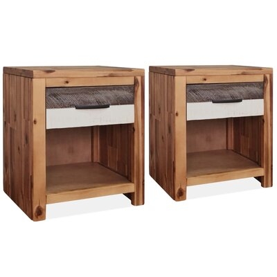 Kaiser 1 - Drawer Solid Wood Nightstand in Brown - Image 0