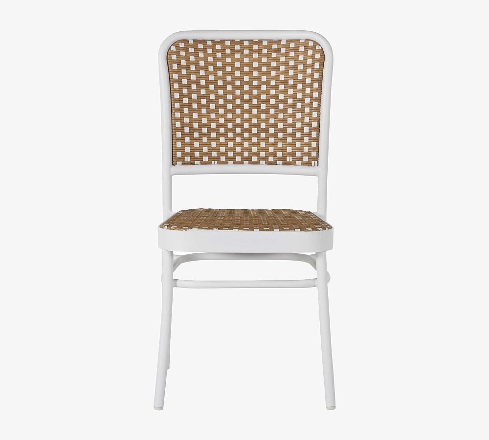 Nico All-Weather Wicker Woven Dining Chair, Natural - Image 0