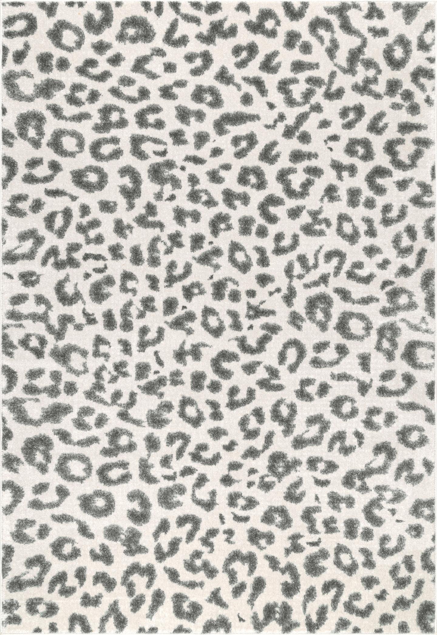 Leopard Print Area Rug - Image 1