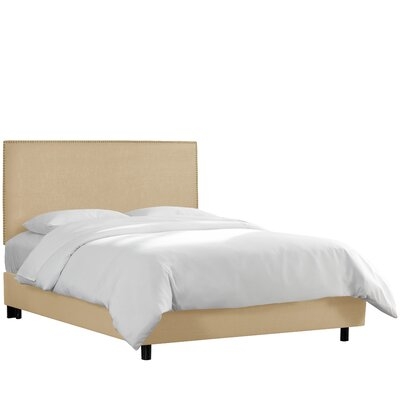 Dales Solid Wood and Upholstered Standard Bed - Image 0
