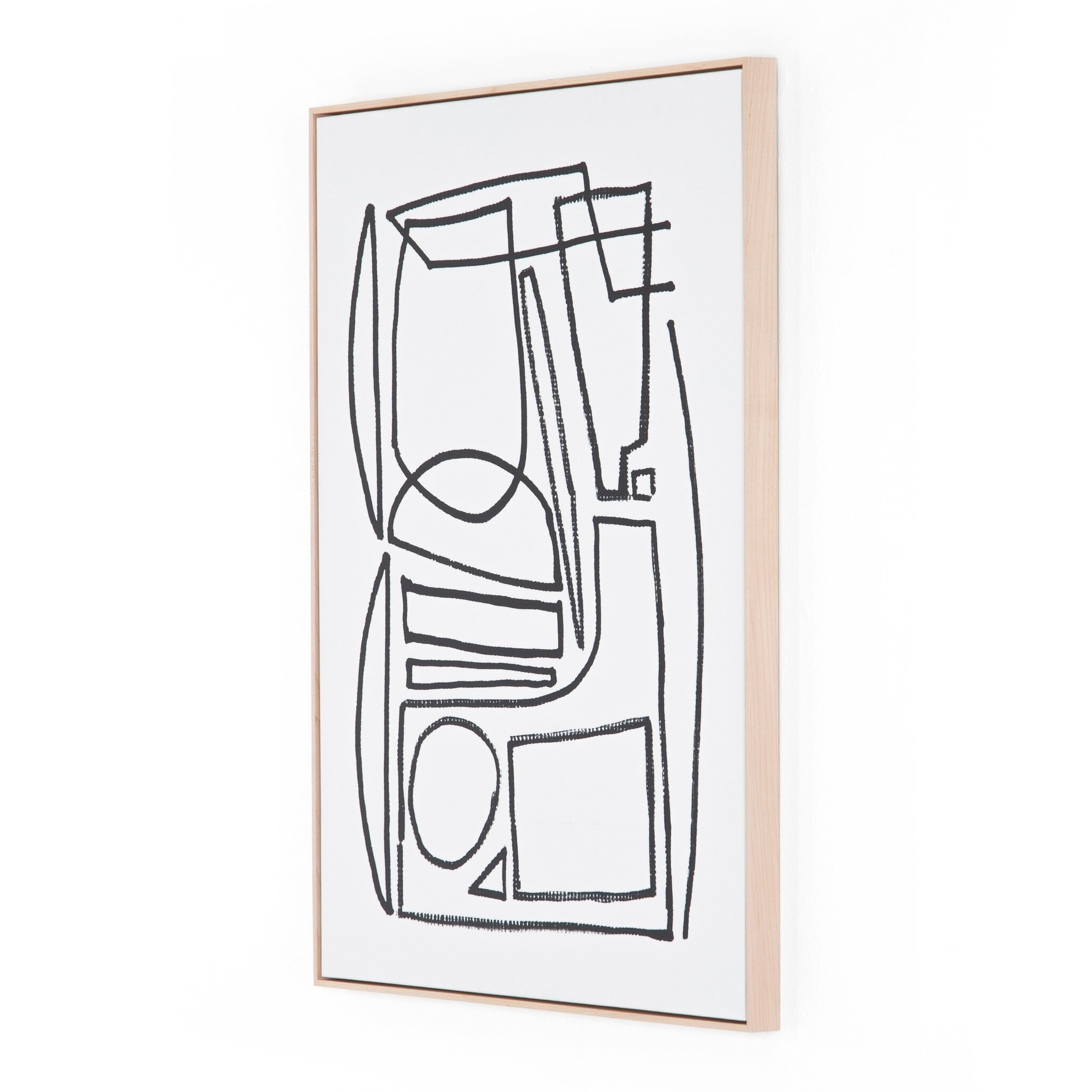 Stark 1 by Dan Hobday - Natural Maple Floater - Image 1