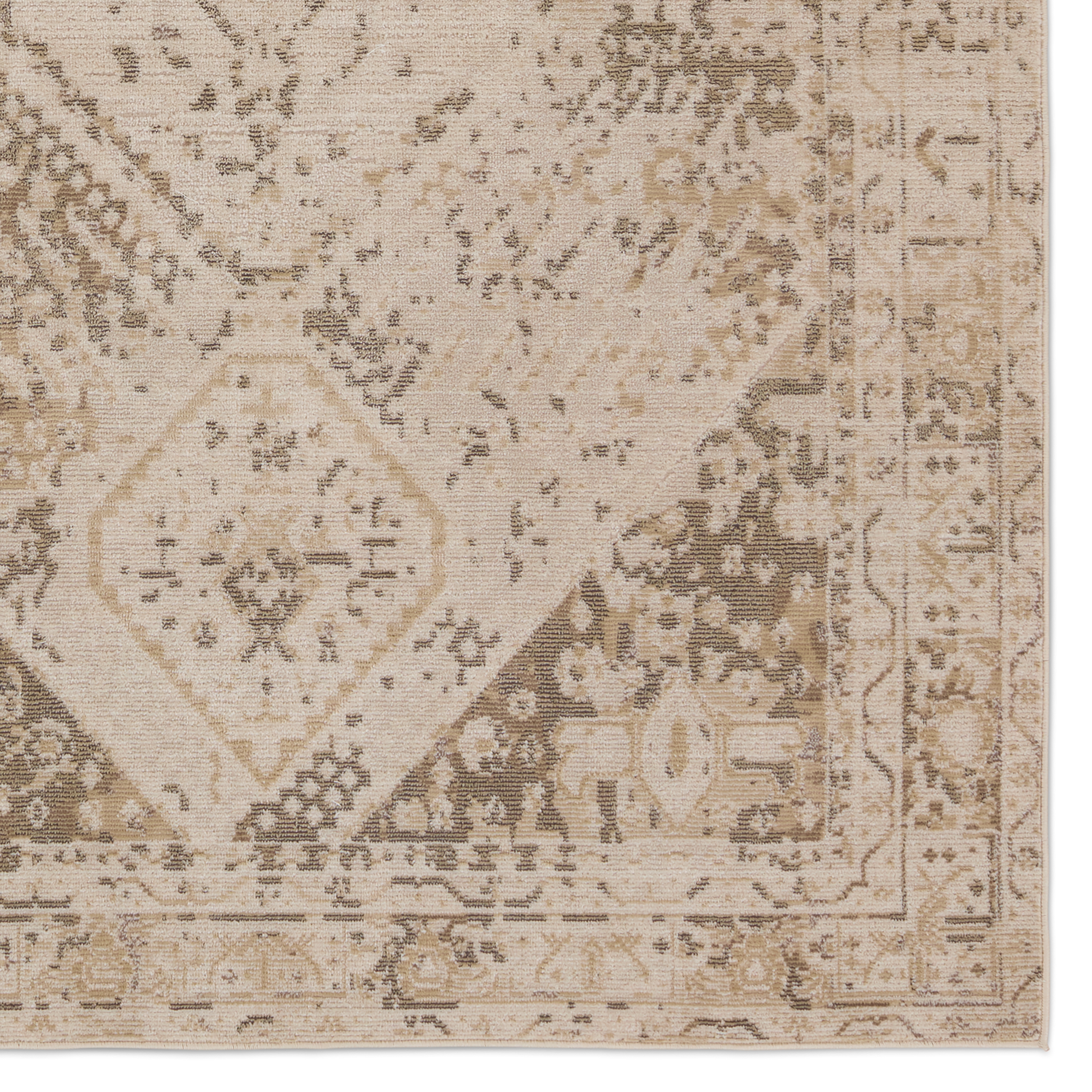 Vibe by Rush Indoor/Outdoor Medallion Beige/ Tan Area Rug (8'X10') - Image 3
