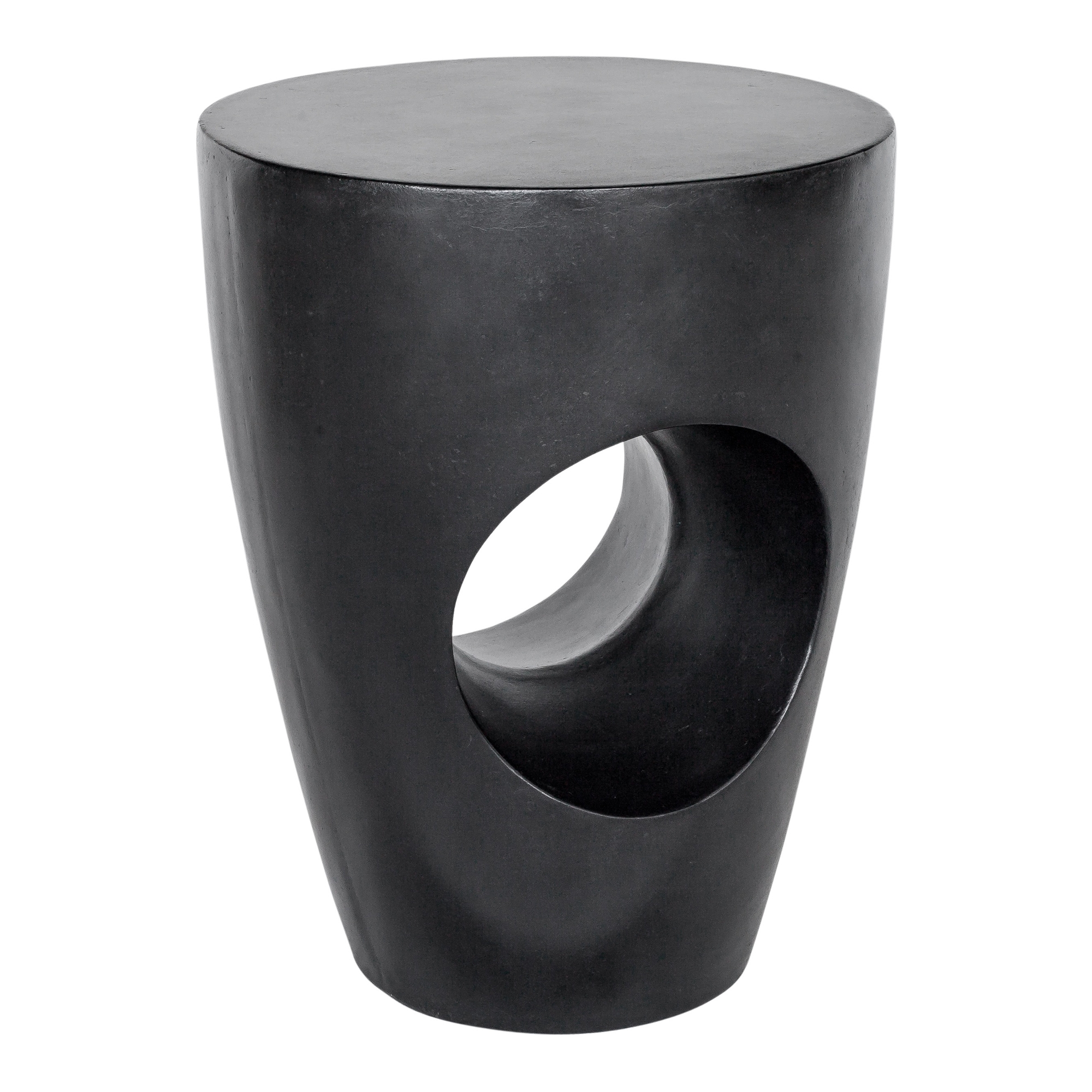 Aylard Outdoor Stool Black - Image 1