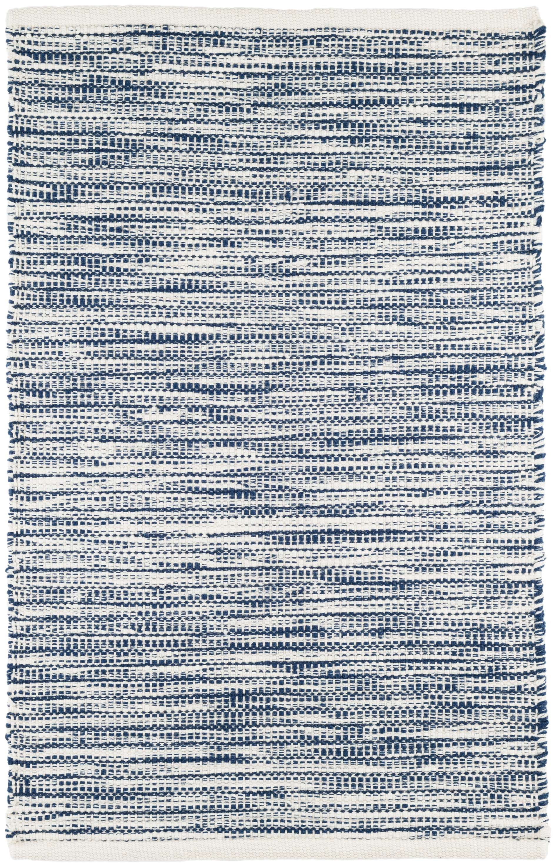 Tideline Navy Handwoven Indoor/Outdoor Rug - Image 0