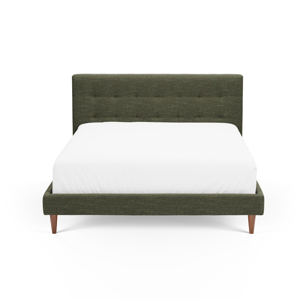 Sven Queen Tufted Bed - Fir Green - Image 1
