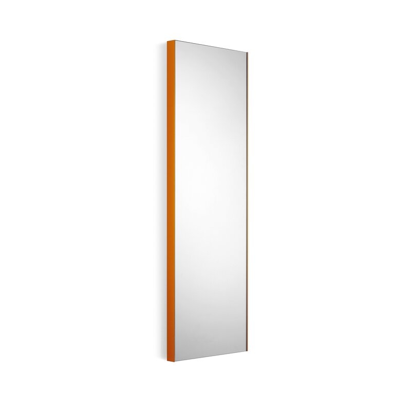 WS Bath Collections Linea Modern & Contemporary Wall Mirror Finish: Orange - Image 0