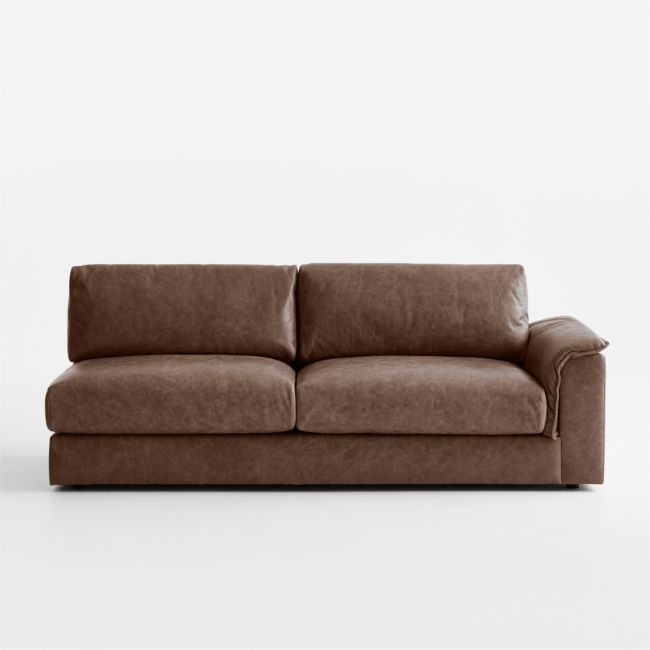 Wythe Leather Right-Arm Sofa Sectional Piece - Image 0