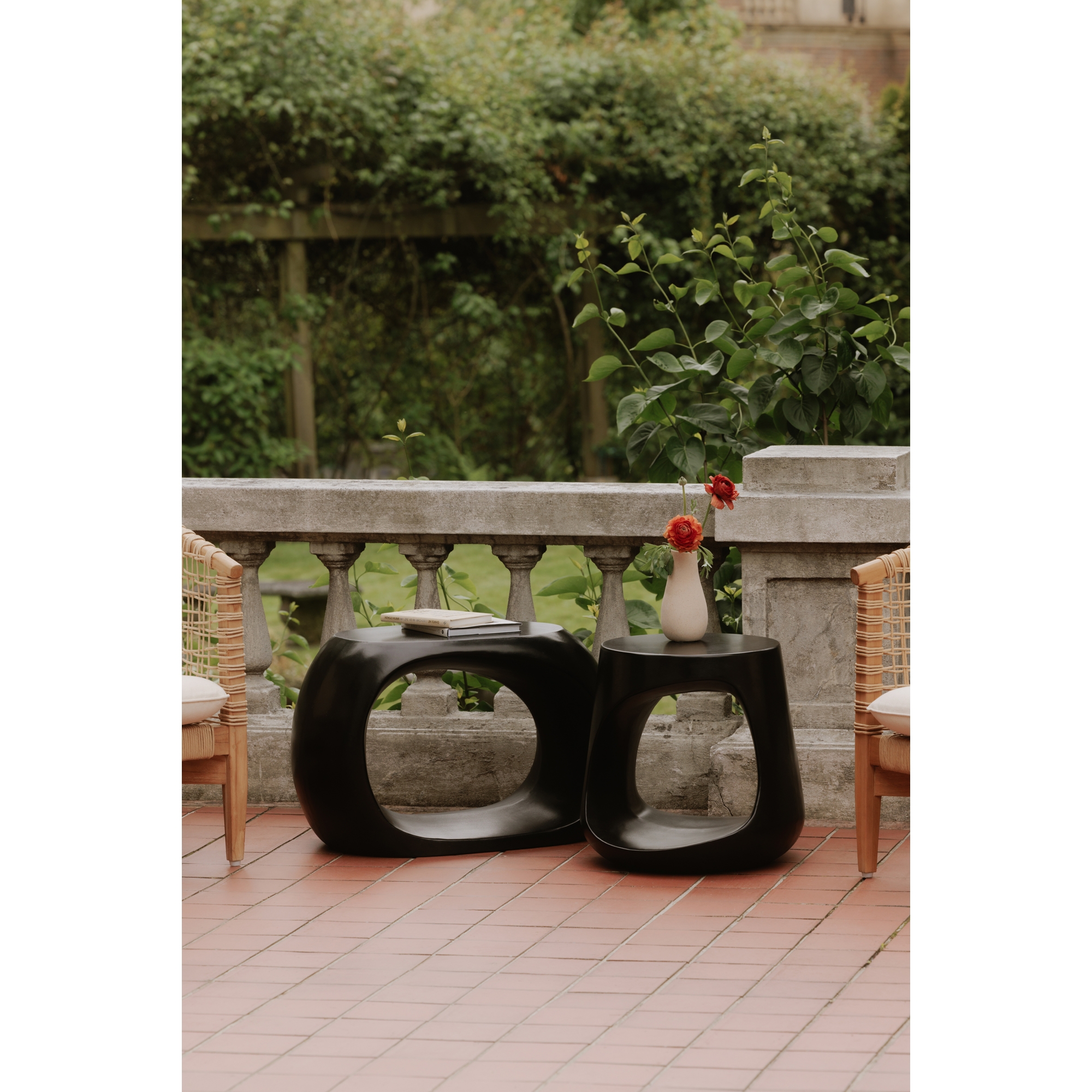 Rothko Outdoor Stool Black - Image 4