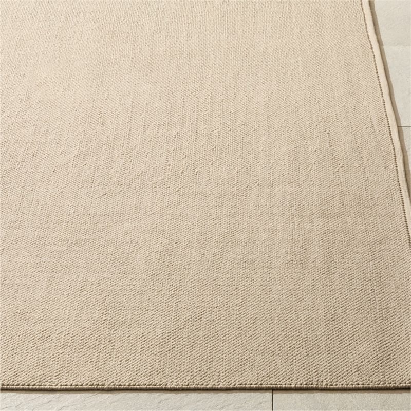 Niya Taupe Indoor/Outdoor Performance Boucle Area Rug 6'x9' - Image 1